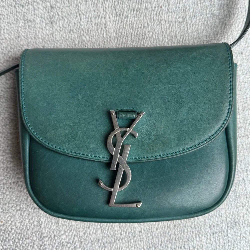 Saint Laurent Kaia Crossbody in Green Leather - Picture 2 of 16